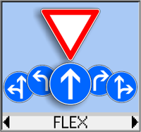 Dynamische Verkehrszeichenkombinationen